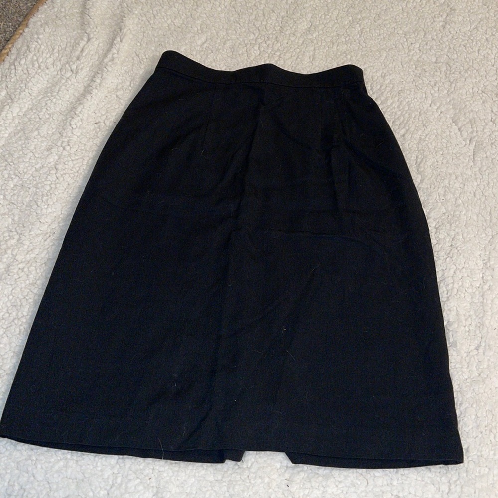 Vintage Adolfo black skirt